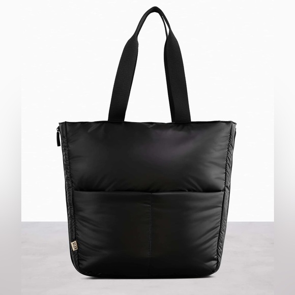 BEIS Handbags - Beis The Expandable Black Puffy Tote Bag Unisex Discontinued